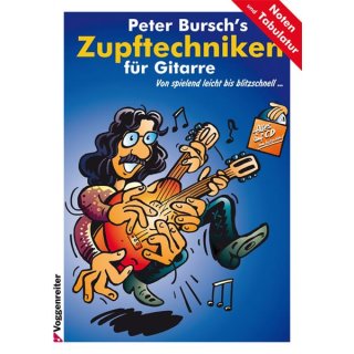Zupftechniken für Gitarre Bursch